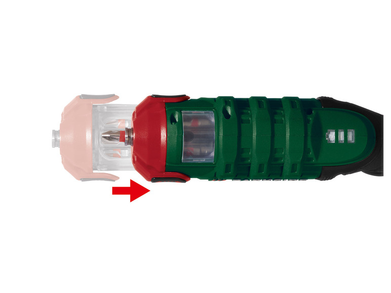 Prejsť na zobrazenie na celú obrazovku: PARKSIDE® Aku skrutkovač s vymeniteľnými bitmi 4 V Rapidfire 2.2 – obrázok 7