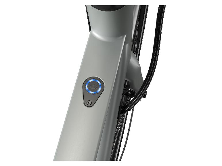 Crivit Mestský elektrobicykel s remeňovým pohonom Gates X.3 (sivá)