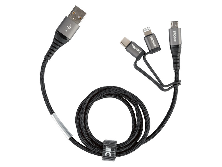 Prejsť na zobrazenie na celú obrazovku: TRONIC® Nabíjací a dátový kábel 3 v 1 – obrázok 2
