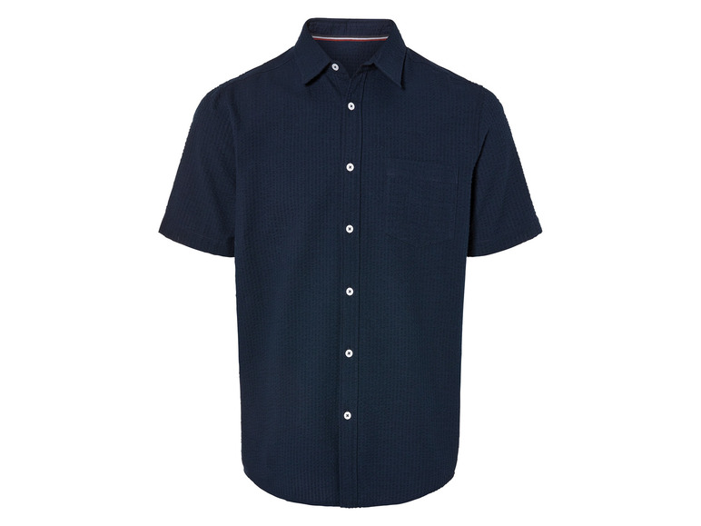 LIVERGY® Pánska voľnočasová košeľa (XXL (45/46), navy modrá)