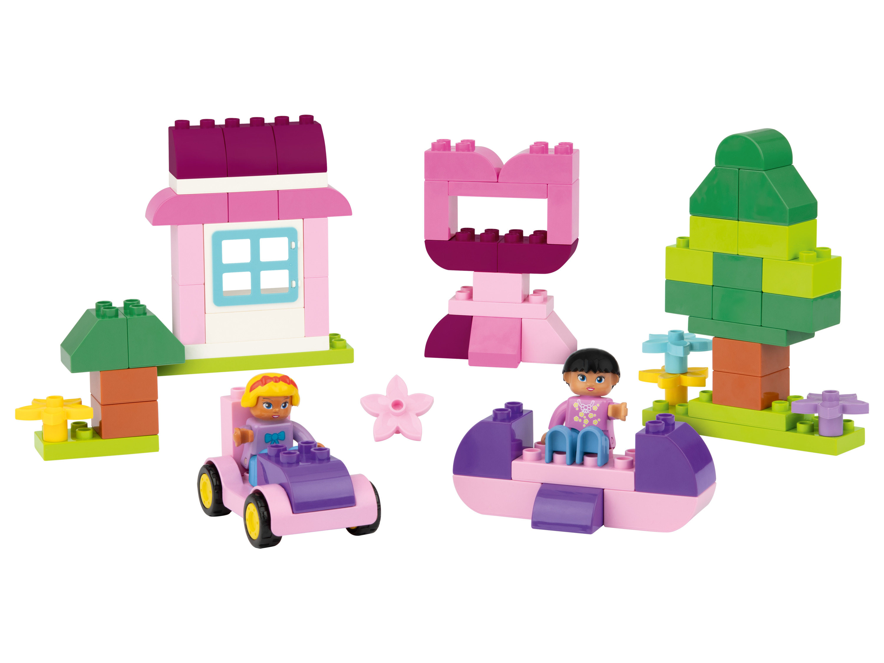 Playtive Clippys Stavebné kocky vo vedierku (stavebné kocky vo vedierku Junior)