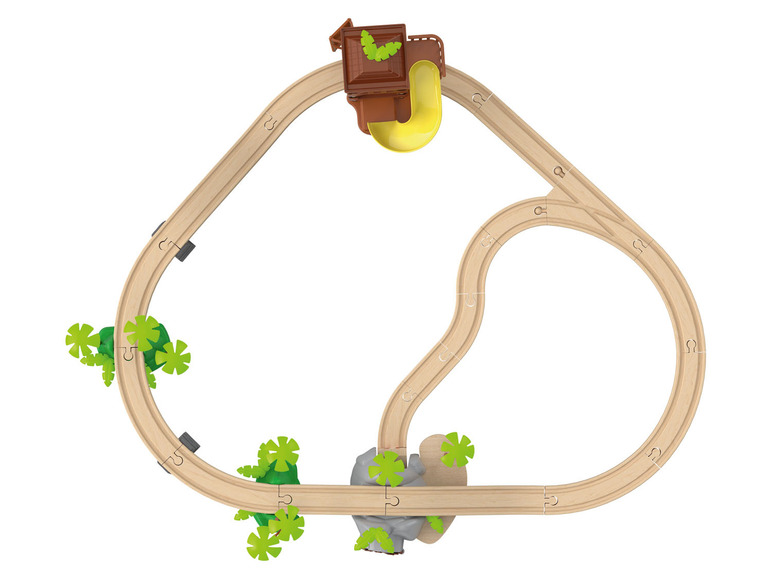 Prejsť na zobrazenie na celú obrazovku: Playtive Železničná súprava Džungľa/Osobný vozeň – obrázok 4