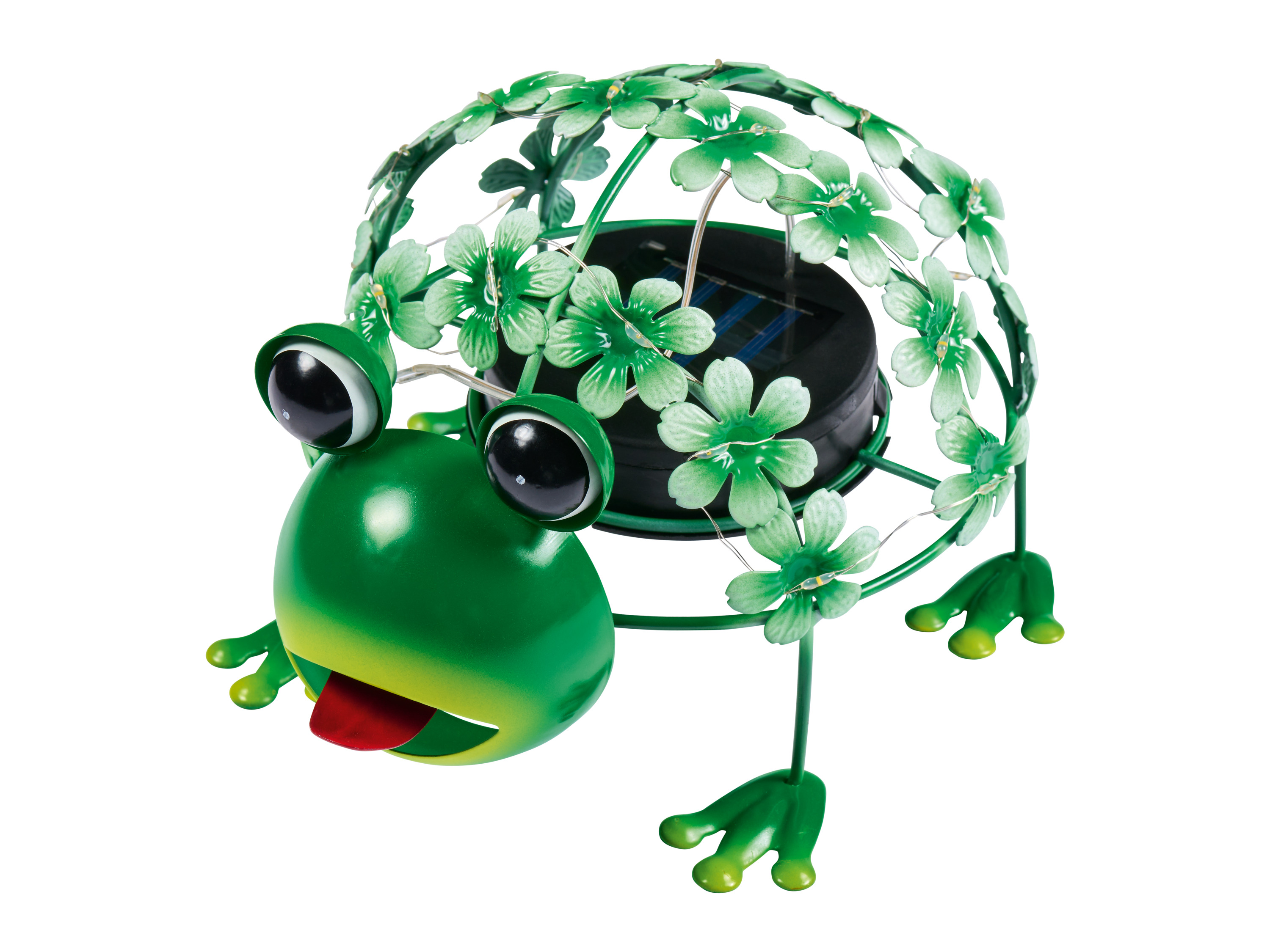 LIVARNO home LED kovová záhradná figúrka (žaba)