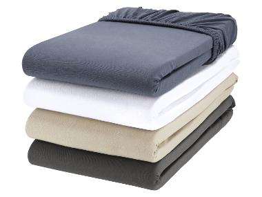 LIVARNO home Bi-elastická napínacia plachta na boxspringovú posteľ, 90 – 100 x 200 cm