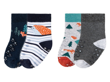 lupilu® Chlapčenské hrejivé ponožky pre bábätká, 2 páry