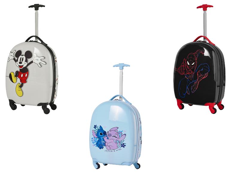 Detské kufre s Mickey Mouseom, Stitchom & Angelom a Spider-Manom.