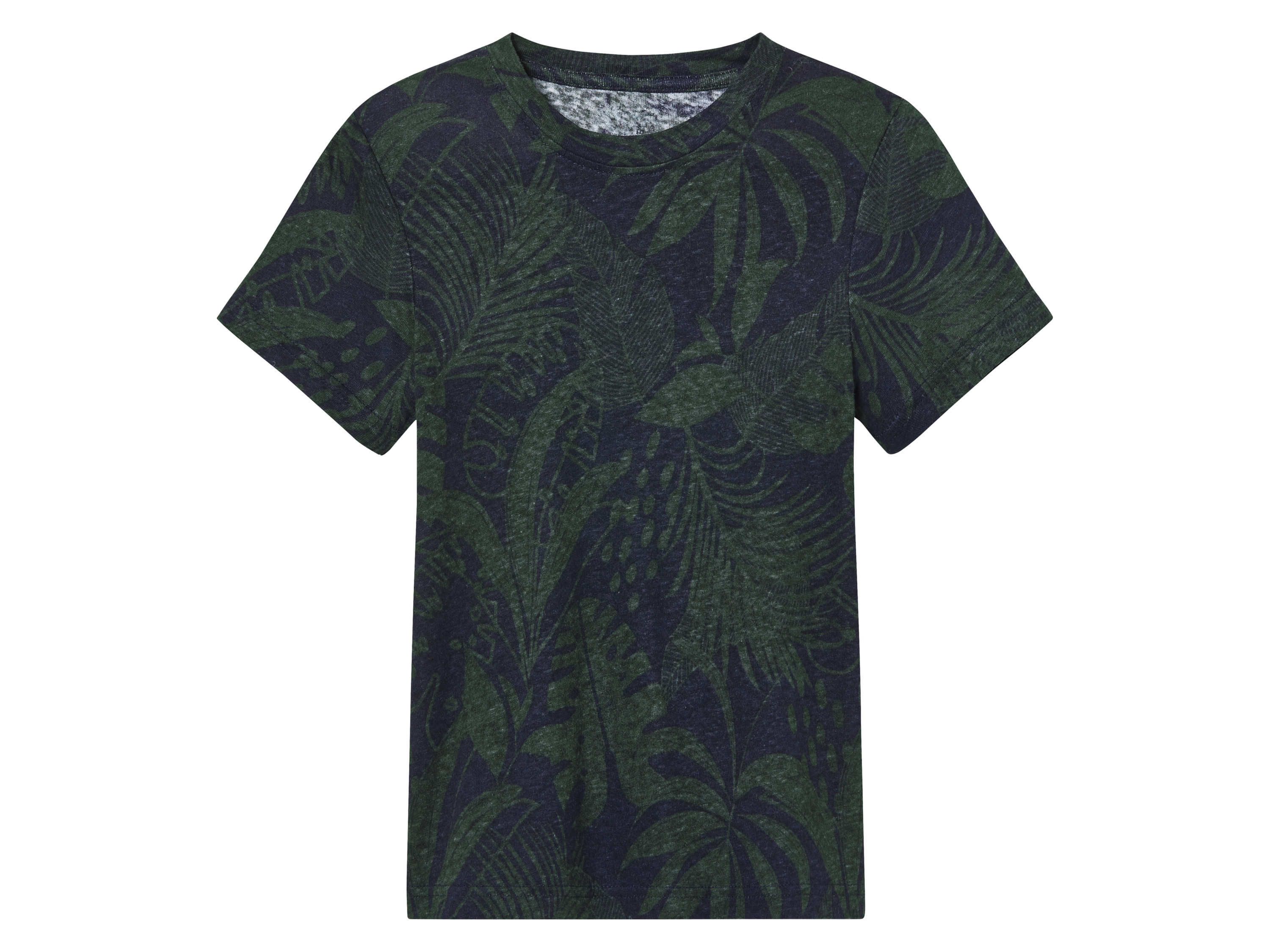 lupilu® Chlapčenské ľanové tričko (navy modrá/zelená, 98/104)