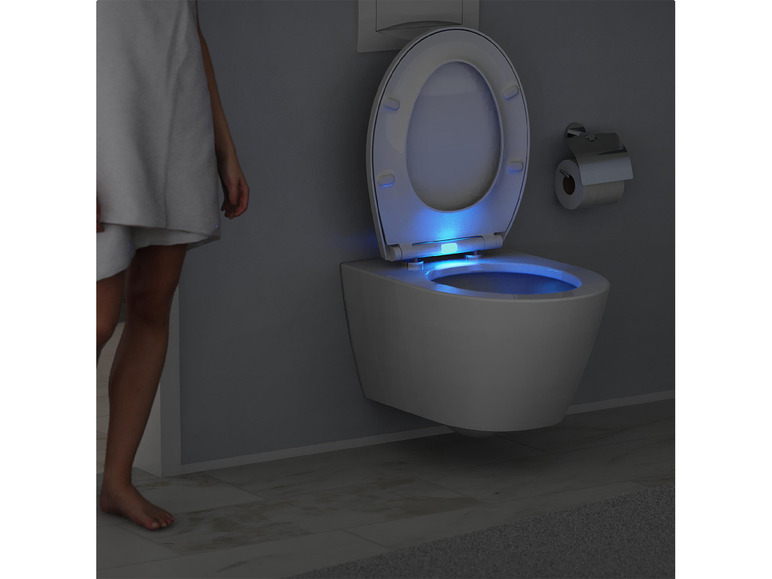 Prejsť na zobrazenie na celú obrazovku: Schütte Duroplastová WC doska s nočným osvetlením – obrázok 3