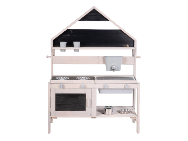 roba Drevená kuchynka vo vzhľade domčeka