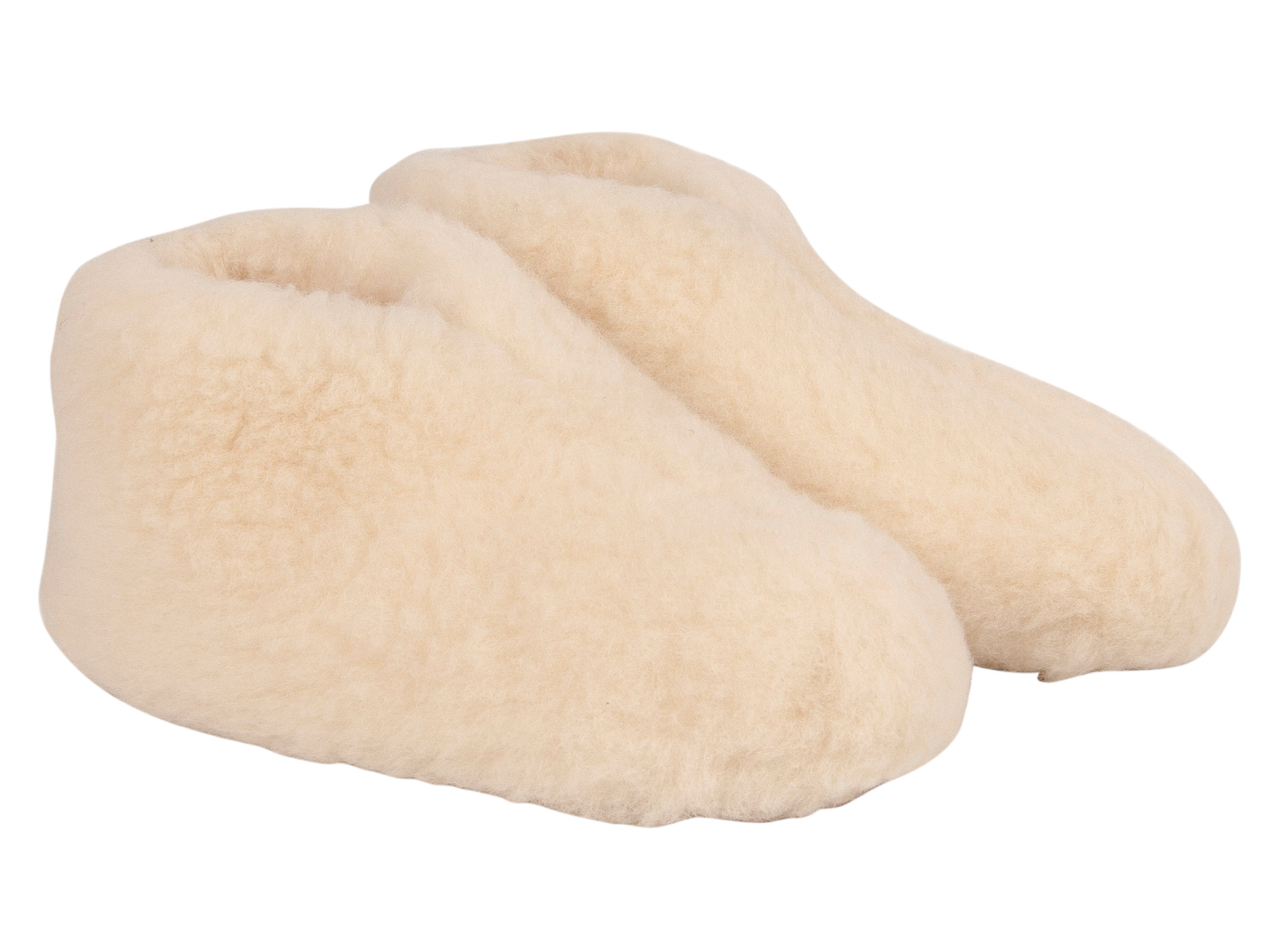 TXL Comfort Dámske/Pánske papuče zo strižnej vlny (biela, 42/44)