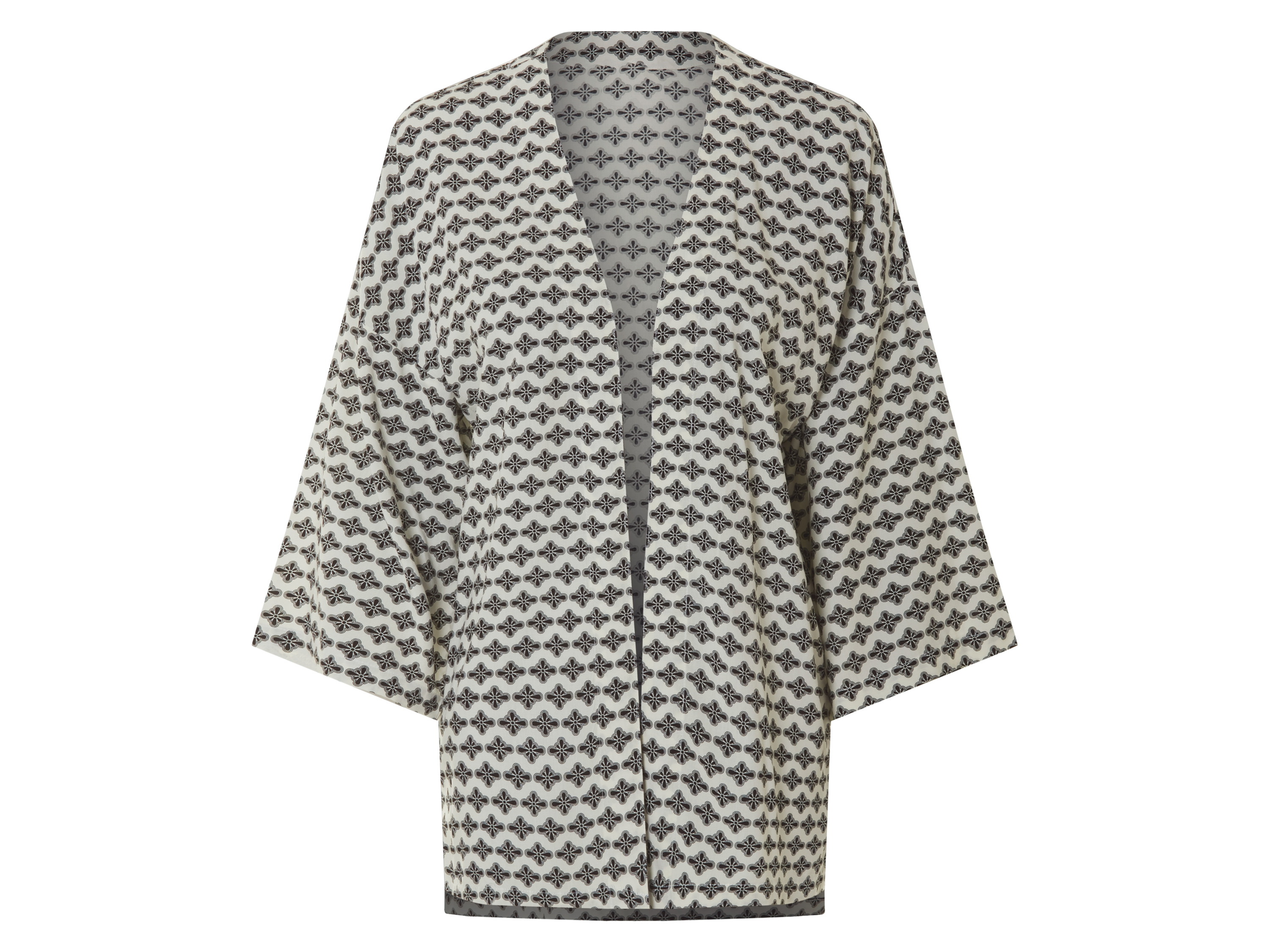 esmara® Dámske kimono (biela/čierna, L (44/46))