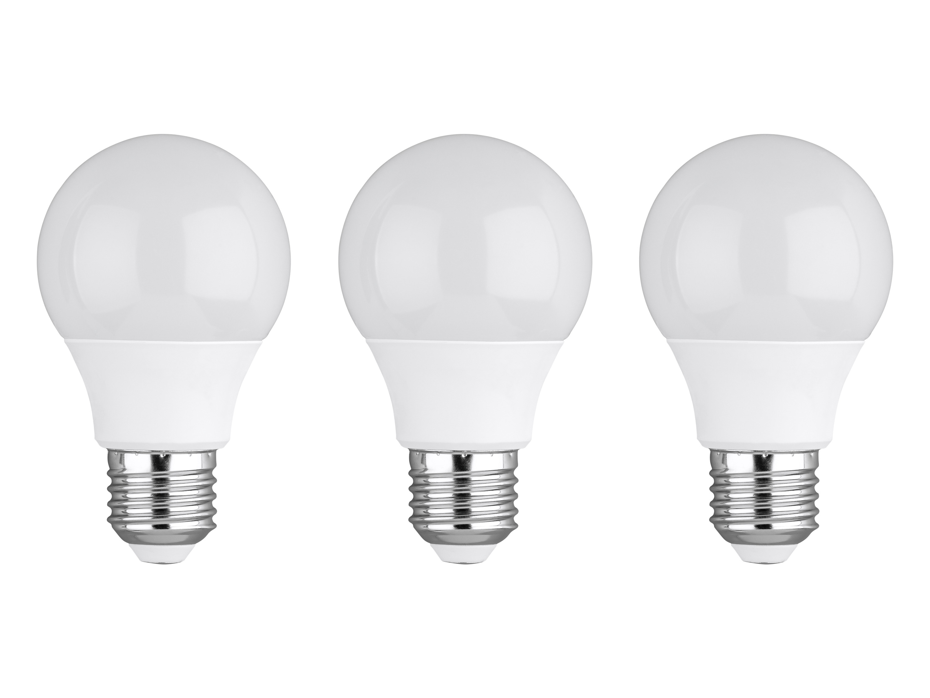 LIVARNO home LED žiarovky (4,2 W E27 hruška, 3 kusy, mliečna)