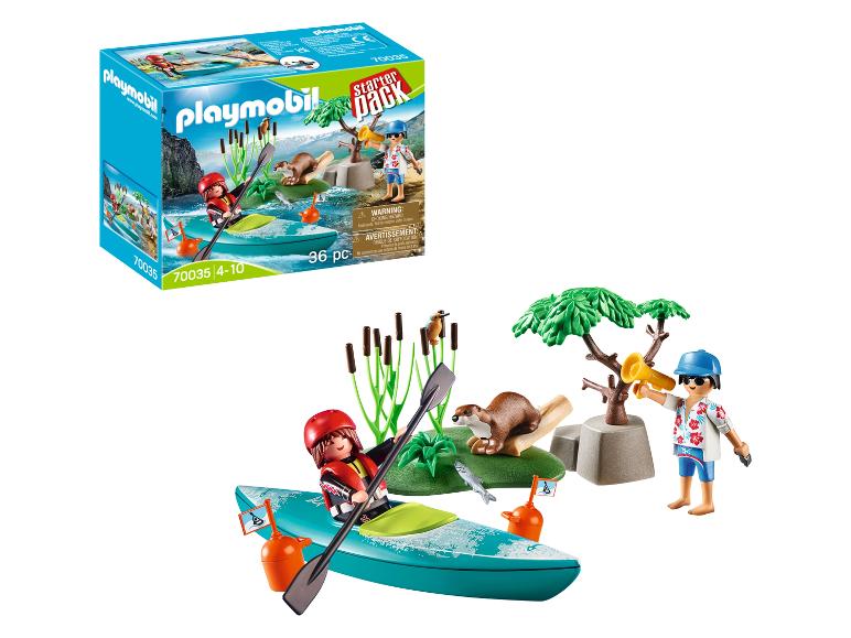 Sada Playmobil s kano, postavičkami a vydrou.