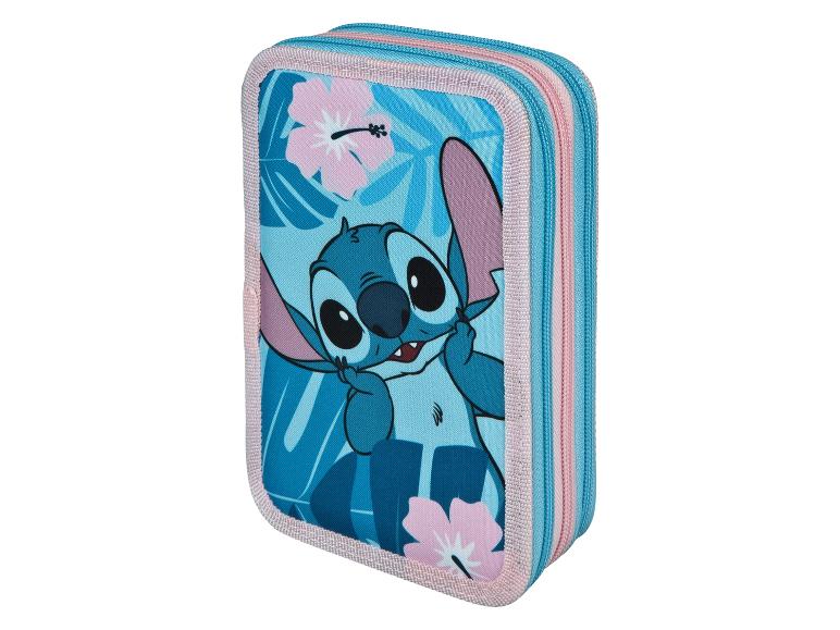 Puzdro na ceruzky Stitch s tropickou potlačou.