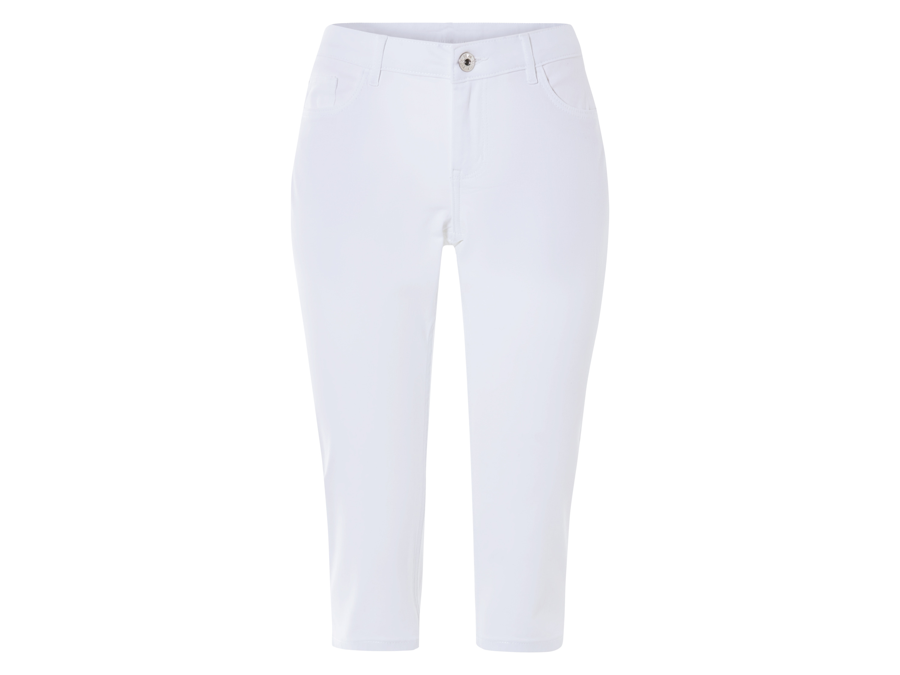 esmara® Dámske capri džínsy (biela, 38)