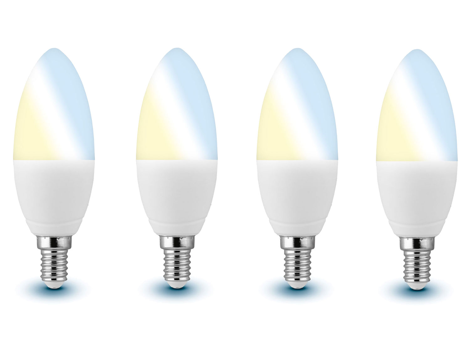 LIVARNO home LED žiarovka Zigbee Smart Home, sviečka, 4 kusy