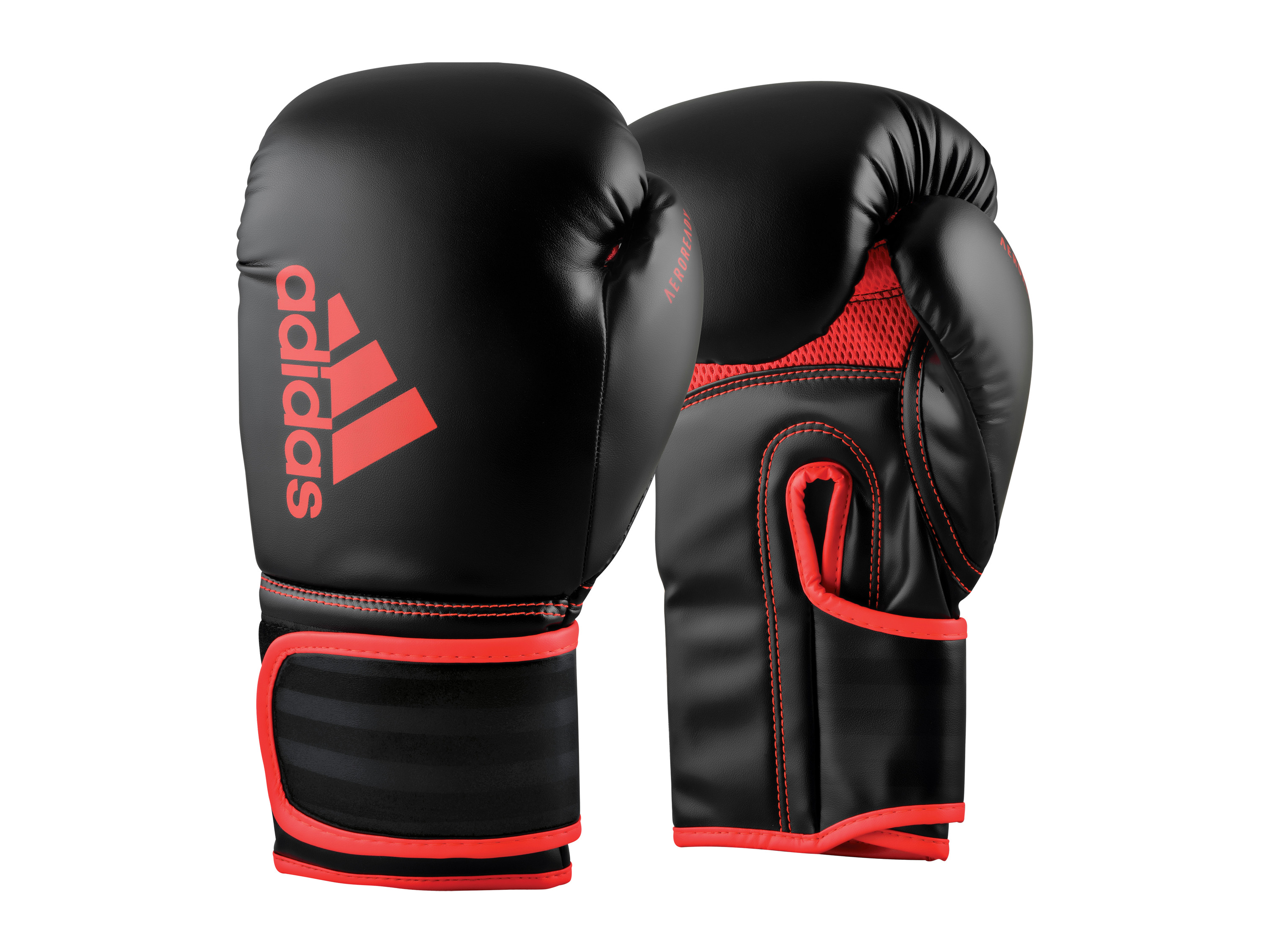 adidas Boxerské rukavice Hybrid 80 (čierna/červená, 12 OZ)