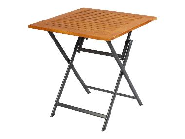 LIVARNO® Hliníkový skladací stôl Valencia, 70 x 70 x 74 cm