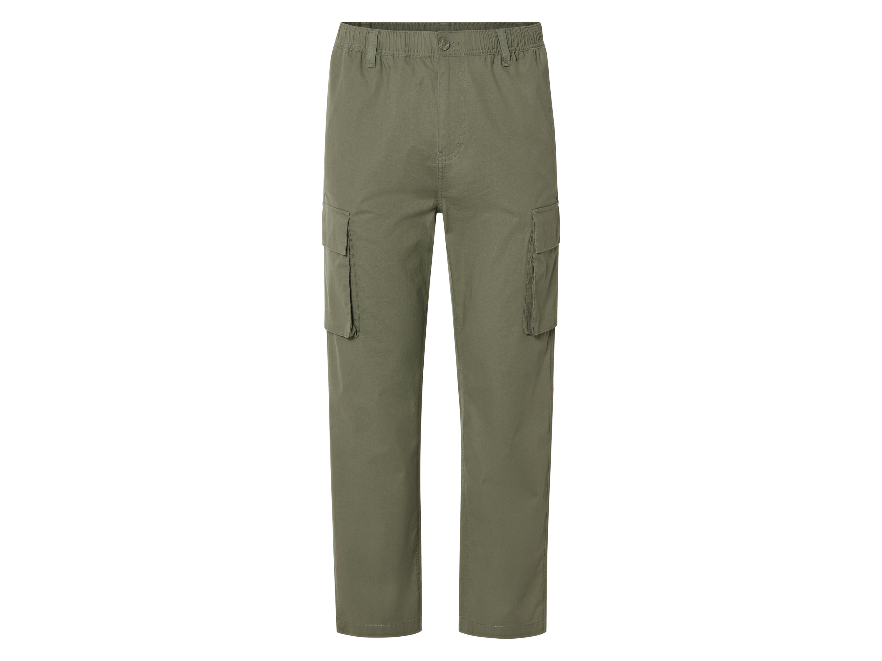 LIVERGY® Pánske cargo nohavice (kaki, S (44/46))