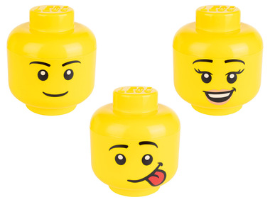 Úložný box v tvare hlavy LEGO