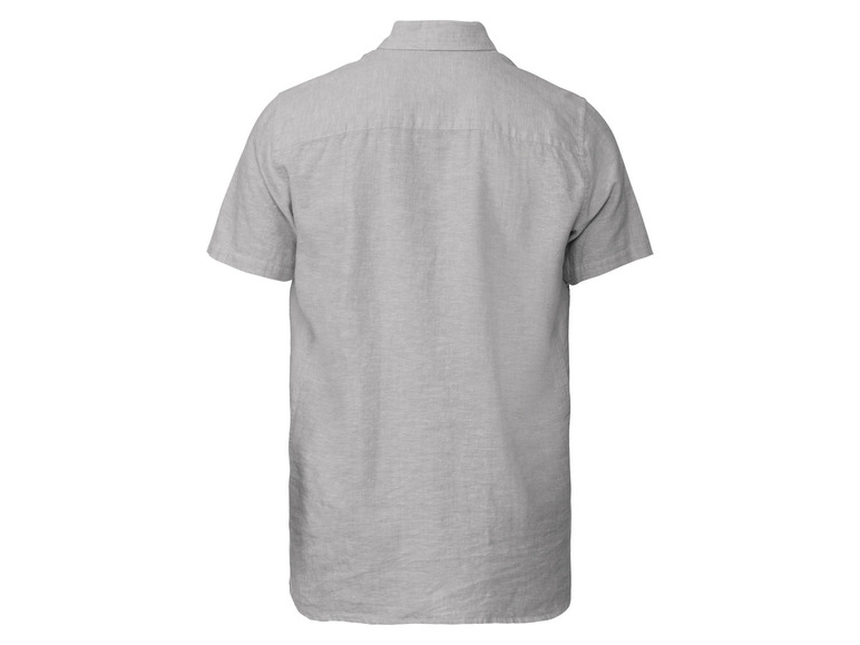 Prejsť na zobrazenie na celú obrazovku: LIVERGY® Pánska košeľa s krátkym rukávom z ľanu a bavlny – obrázok 4