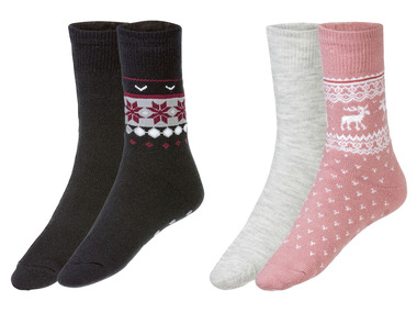 esmara® Dámske termoponožky, 2 páry