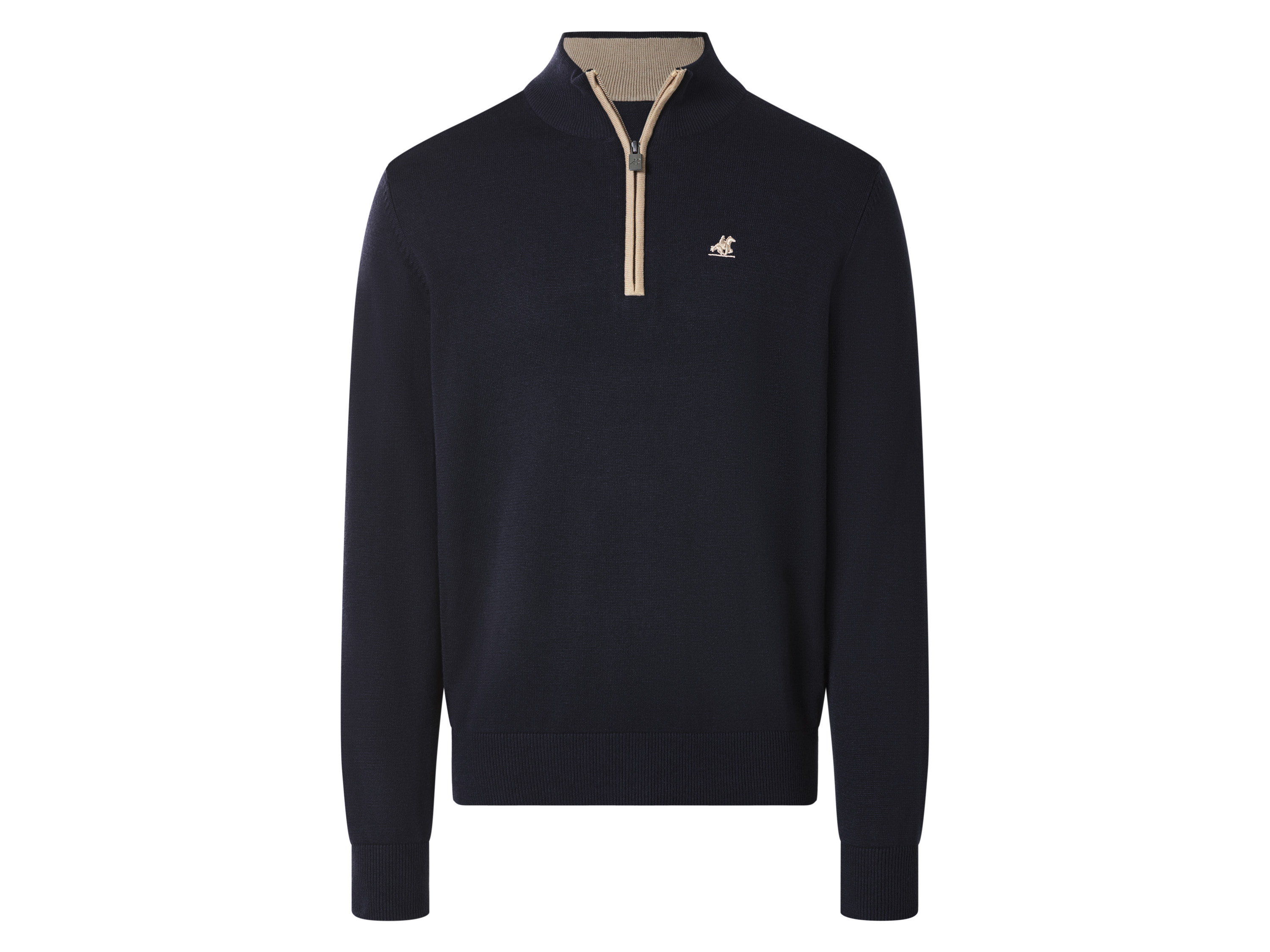esmara Men Pánsky pletený sveter Premium (navy modrá, S (44/46))