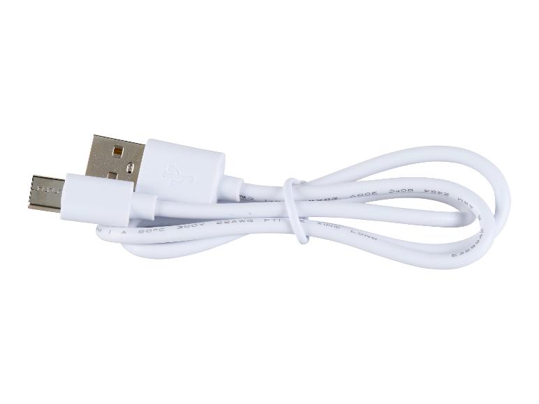 Biely kábel micro-USB do USB.