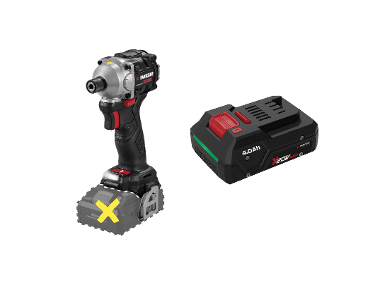 PARKSIDE PERFORMANCE® Aku rázový uťahovák PDSSAP 20-Li D3 + Smart akumulátor 20 V/4 Ah PAPP 204 A1