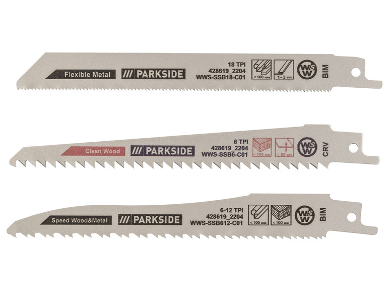 Prejsť na zobrazenie na celú obrazovku: PARKSIDE® Súprava pílových listov pre pílu na konáre, 3-dielna – obrázok 2