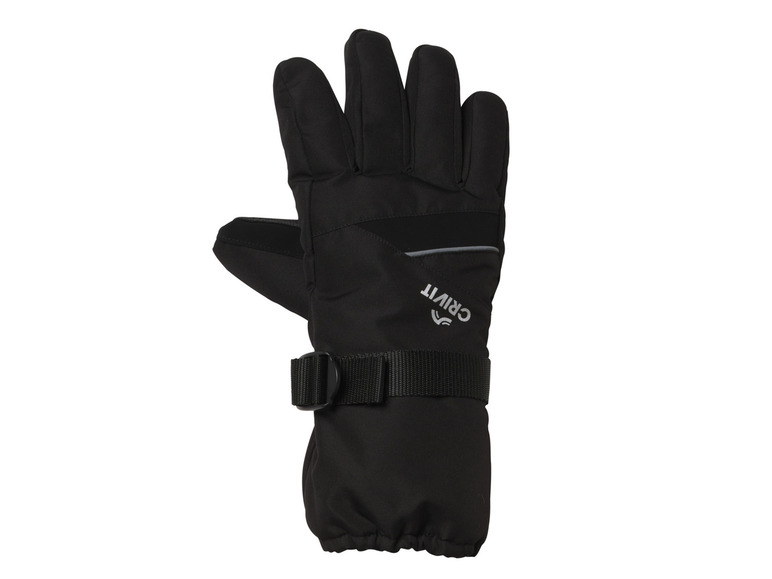 E-shop CRIVIT Dámske lyžiarske rukavice (8, čierna/klasické rukavice)