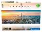 1000-dielna puzzle Clementoni s panoramatickým výhľadom na Eiffelovu vežu.