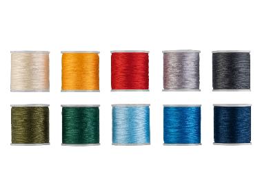 crelando® Šijacia niť, farebná, 10 kusov