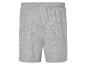 Šedé pánske šortky z melírovanej látky.