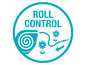 Symbol Roll Control s hadicou a kvetmi.