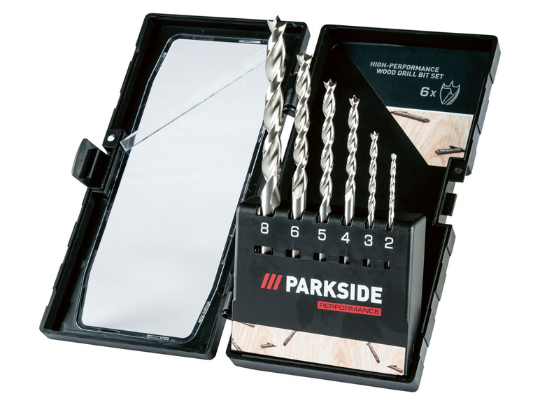 E-shop PARKSIDE PERFORMANCE® Univerzálne vrtáky PMB 7 A1/Vysokovýkonné vrtáky do dreva PHB 6 A1 (vysokovýkonné vrtáky do dreva PHB 6 A1)