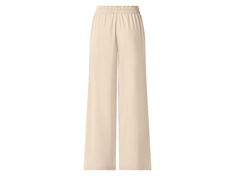 esmara® Dámske nohavice Wide Leg s ľanom Premium