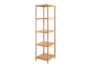 LIVARNO® Bambusový regál, 37 x 140 x 37 cm