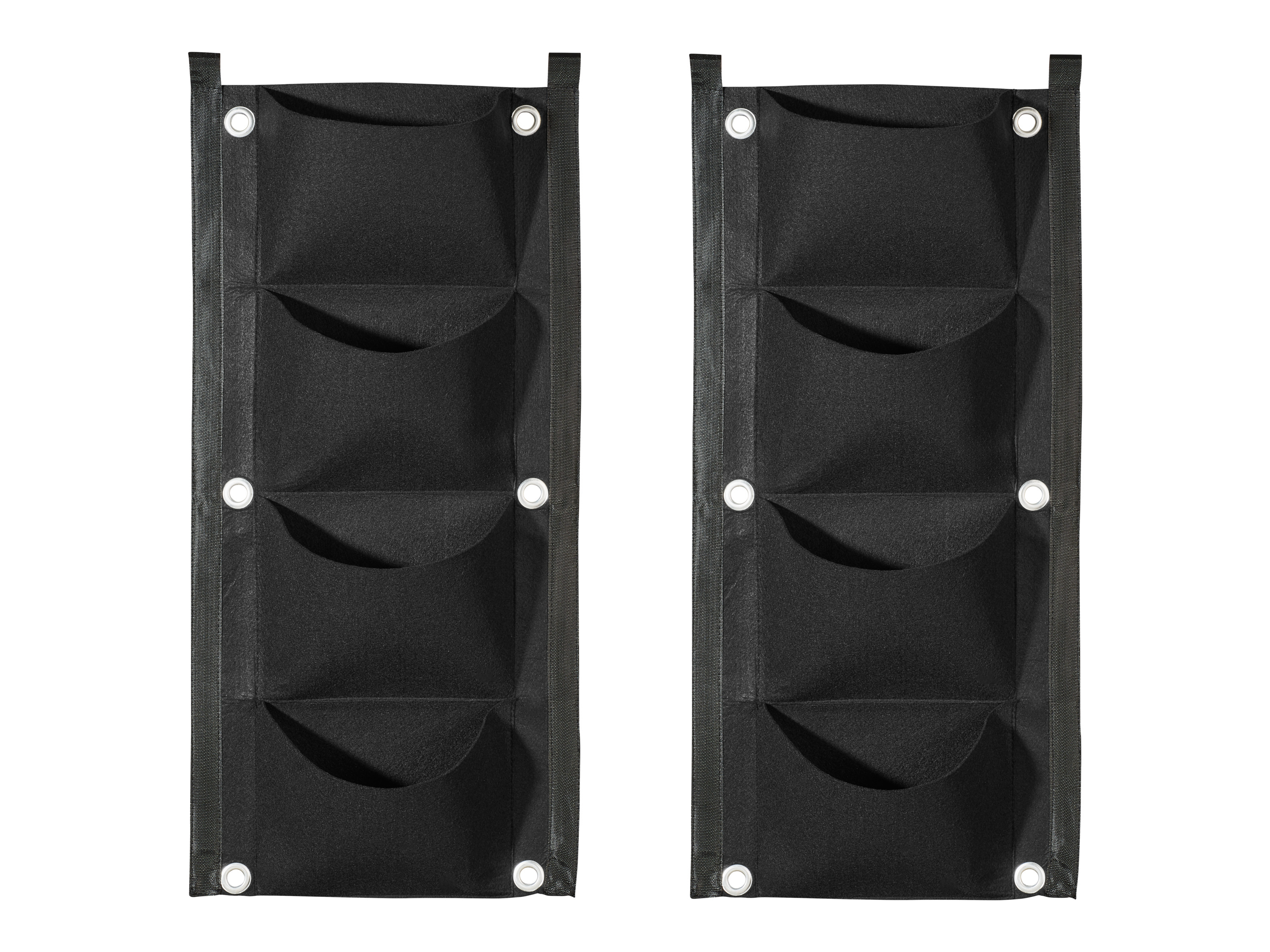 PARKSIDE® Vaky na prestovanie, 2 kusy (nástenné vaky na sadenie, čierna)