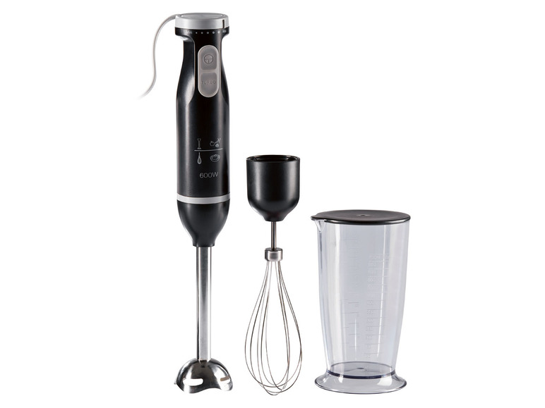 E-shop SILVERCREST® KITCHEN TOOLS Tyčový mixér 2 v 1 SSMS 600 E5 (čierna)