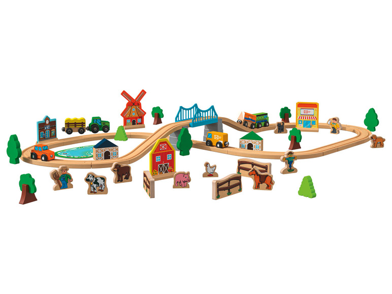 Prejsť na zobrazenie na celú obrazovku: Playtive Drevená železnica mesto/farma – obrázok 14