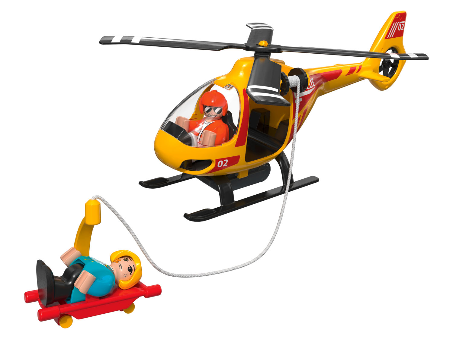 Playtive Zásahové vozidlá, so svetlom a zvukom (helikoptéra)