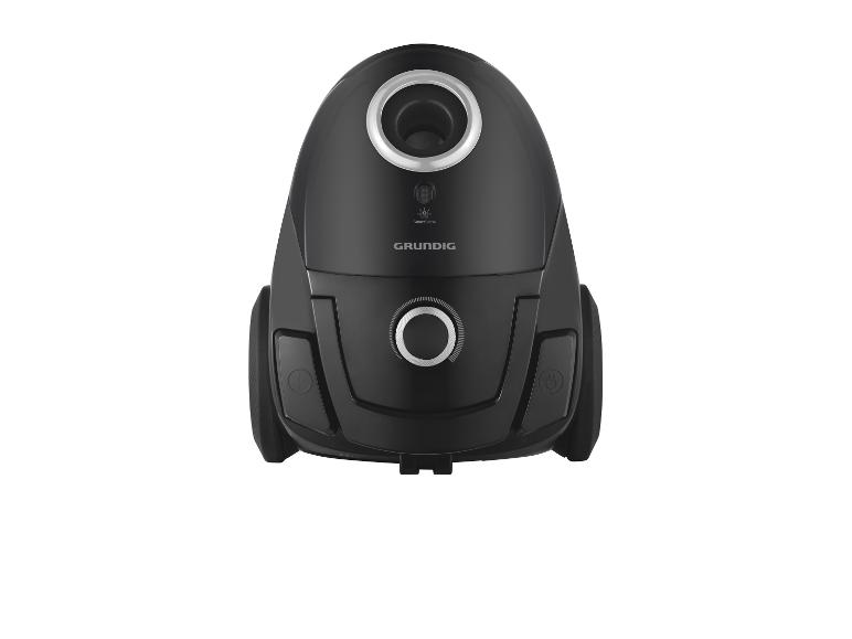 Čierny vysávač Grundig so SmartSense technológiou.