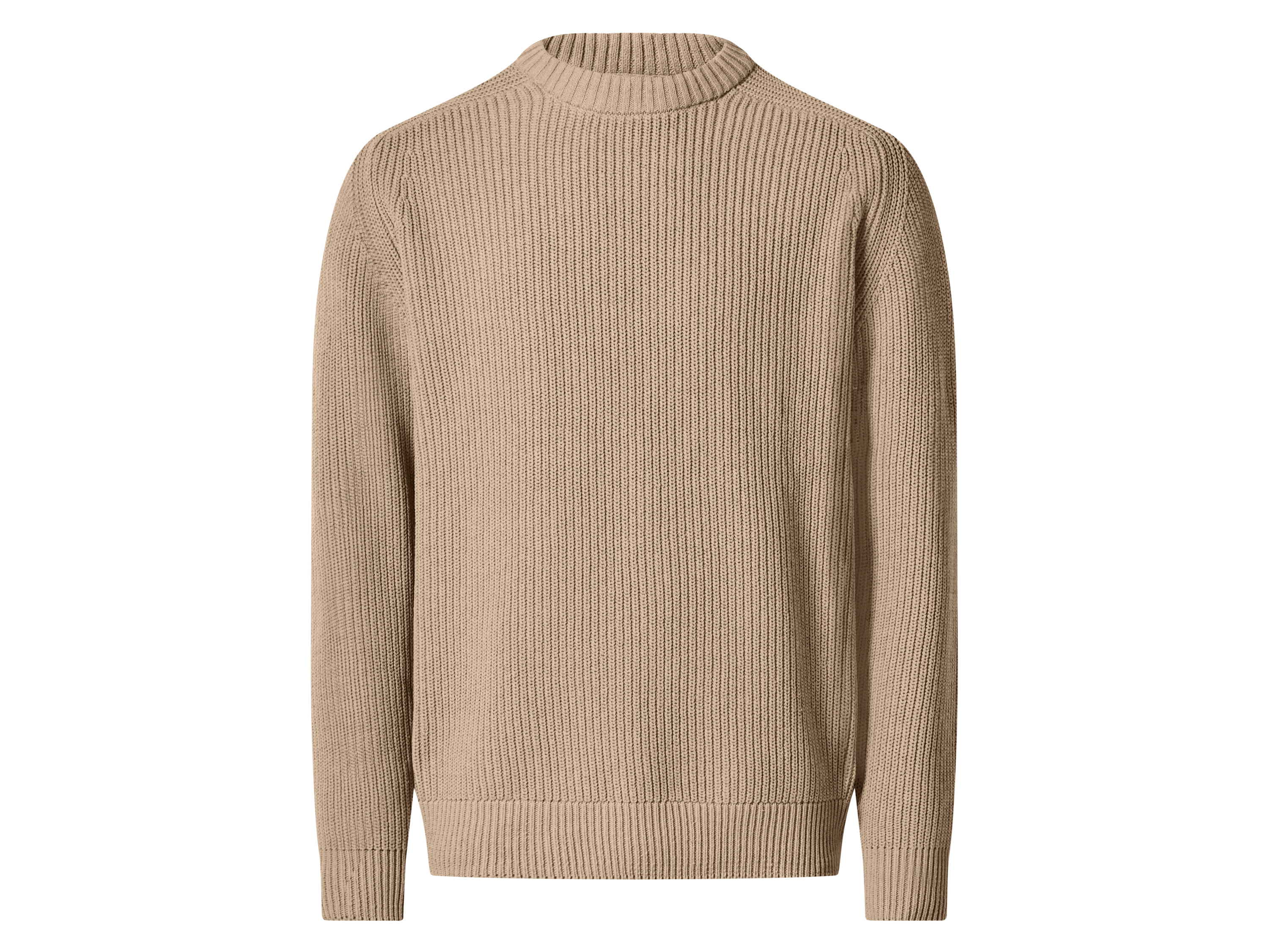 Esmara Men Pánsky pletený pulóver (béžová, XL (56/58))