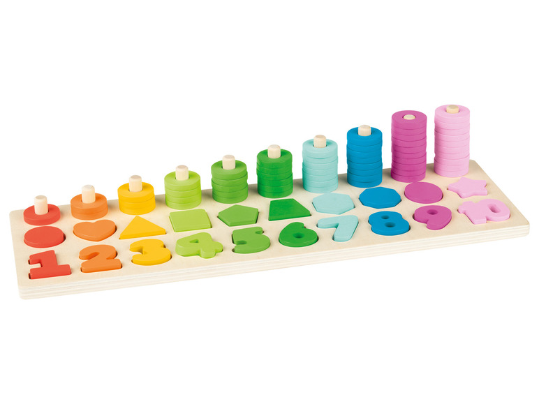 Prejsť na zobrazenie na celú obrazovku: Playtive Drevená matematická Montessori hra – obrázok 1