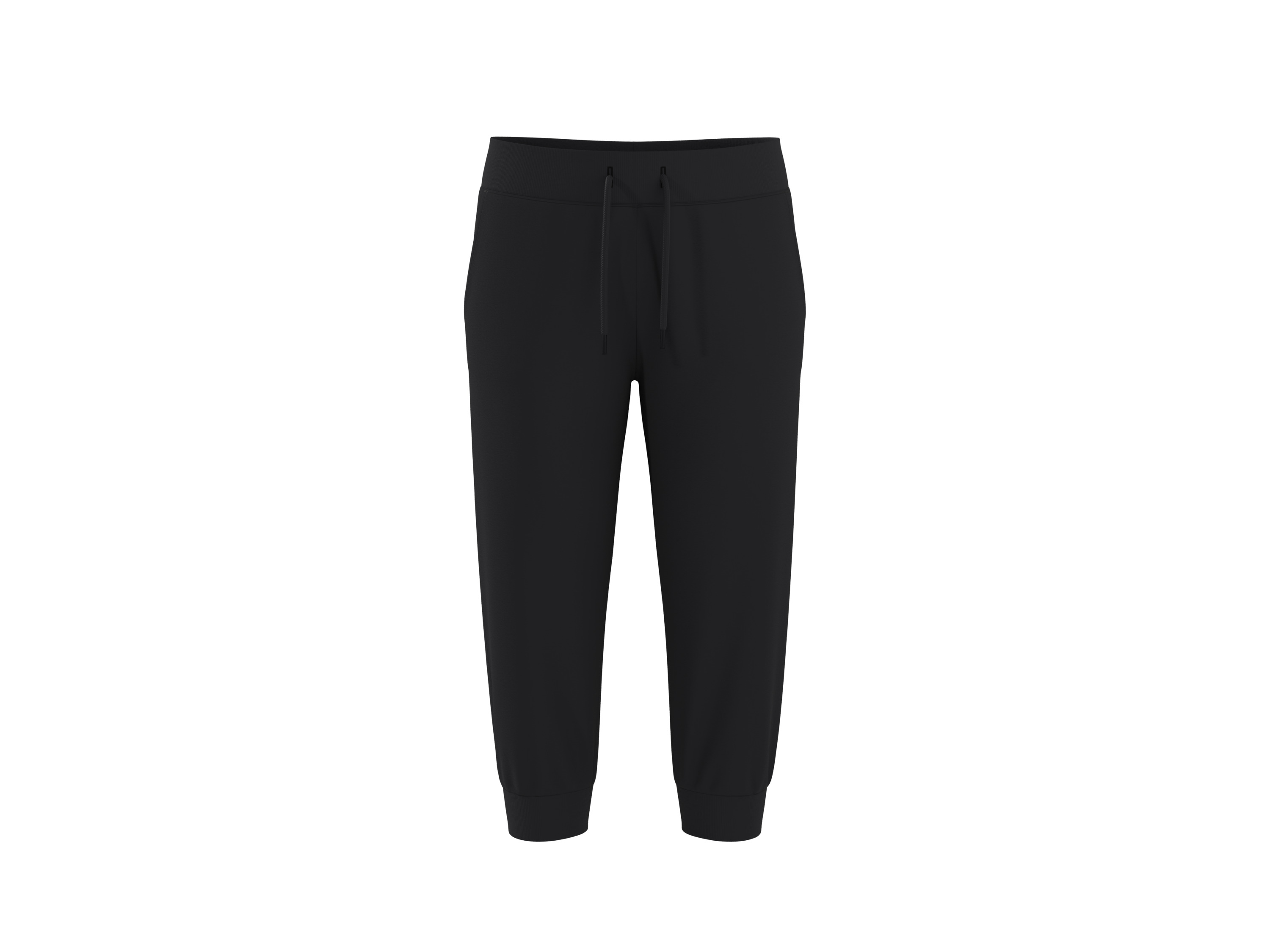 ESMARA® Dámske capri tepláky (čierna, M (40/42))