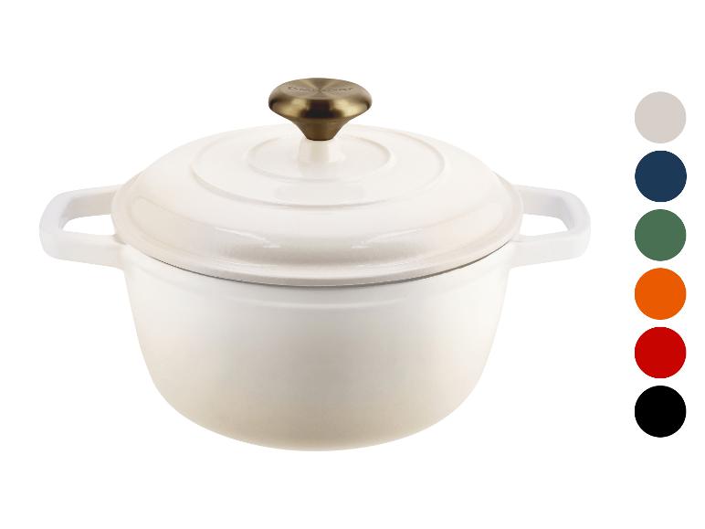 SILVERCREST® Liatinový hrniec Premium, 21 cm