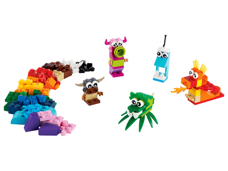 Prejsť na zobrazenie na celú obrazovku: LEGO® Classic 11017 Kreatívne príšerky – obrázok 2
