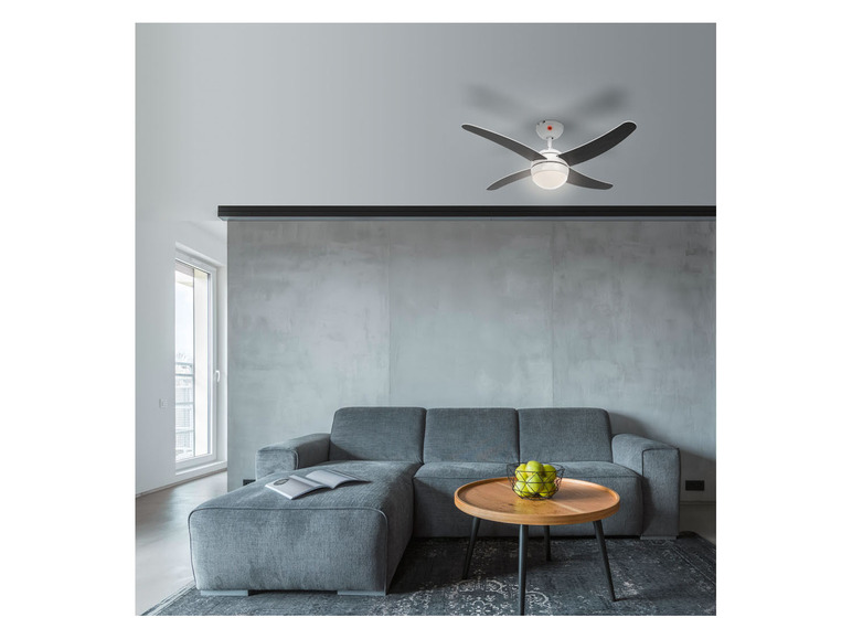 Prejsť na zobrazenie na celú obrazovku: LIVARNO home Stropný ventilátor s LED svietidlom – obrázok 5