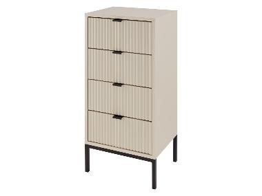 LIVARNO home Komoda so 4 zásuvkami, 40 x 33 x 84,9 cm